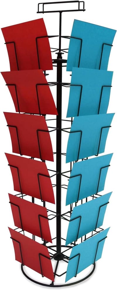 Draaibare Postkaartenstandaard voor Toonbank - 24 Motieven