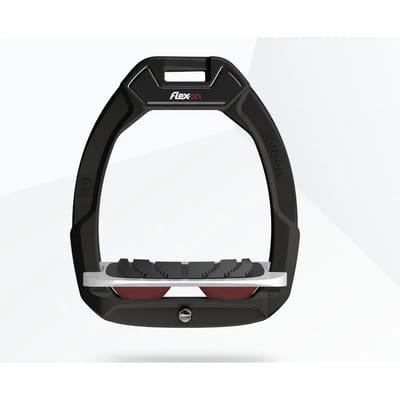 Verstelbare veiligheidsstijgbeugels Grip Zwart/Grijs/Bordeaux Flex-On Safe-On