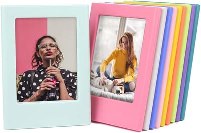 Magnetische Fotolijsten voor Koelkast - Mini-Fotoframe Magneten - Fotolijst - Fotolijsten - 10 Kleuren - 6.5x9cm - 10stuks