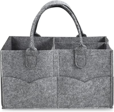 Draagbare Luier Caddy Organizer voor Baby's - Opvouwbare Organizer met Verdeeld Ontwerp voor Baby Spullen