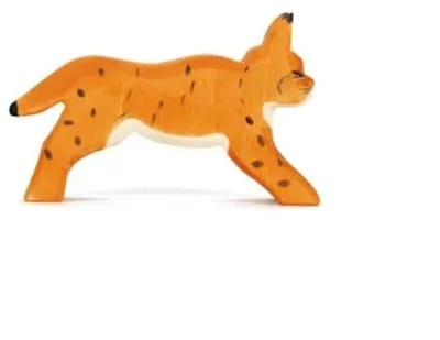 Ostheimer speelgoed lynx speelfiguur van karton - multicolor.