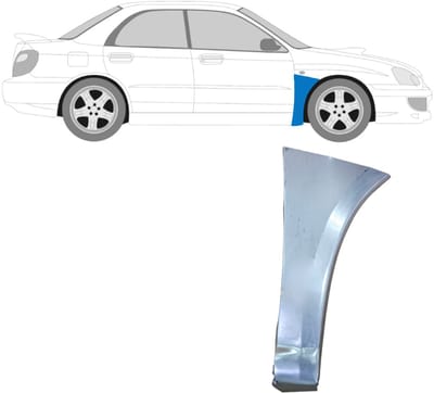 Reparatiepaneel voorspatbord voor Subaru Impreza GD GG 2000-2007 / Rechts