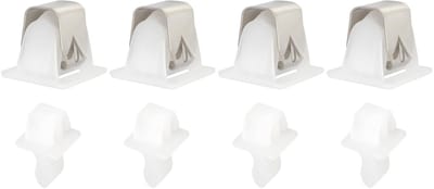 Dailygoods - Set van 4 Drogerdeurgrendels Compatibel met Whirlpool en Maytag