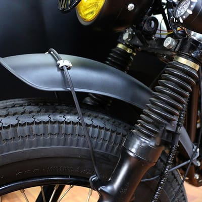 Motorfiets Spatbord IJzer Voorwiel Spatlappen Spatschermen Voor Spatborden Vervanging voor 15 17 Inch Wiel zwart