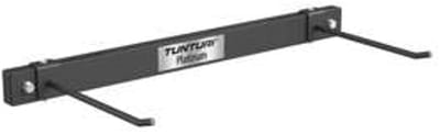Tunturi Platinum fitnessmat ophangrek - Wandrek - Eenvoudige montage - 65 x 29 x 5 cm - Zwart