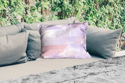 Buitenkussens - Tuin - Pastel - Verf - Design - 50x30 cm