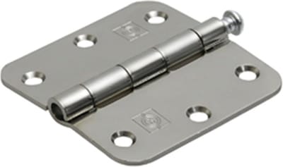 DX - Scharnier met losse pen ronde hoeken pen 76x76 mm verzinkt