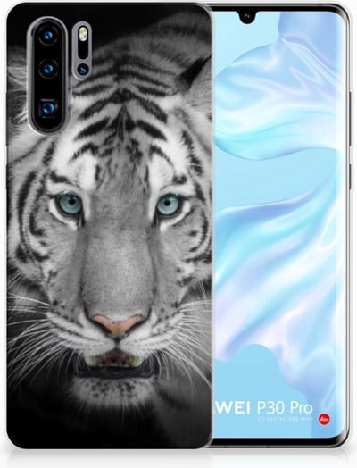 Huawei P30 Pro TPU Hoesje Tijger