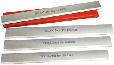 HSS Schaafmessen 260mm voor Schaafmachine - 4 Stuks