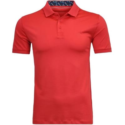 Ragman Polo Piqué Uni Keep Dry Finish Pink Grapefruit / male