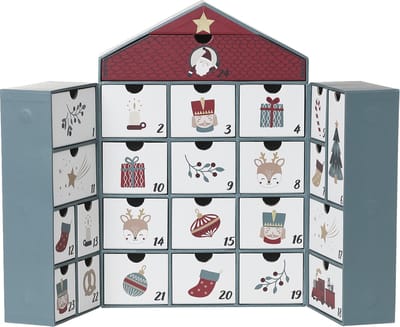 Vertbaudet Adventskalender huis van karton