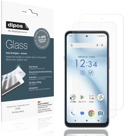 dipos – 2x Matte Pantserfolie geschikt voor FCNT Arrows We3 | 9H Screenprotector
