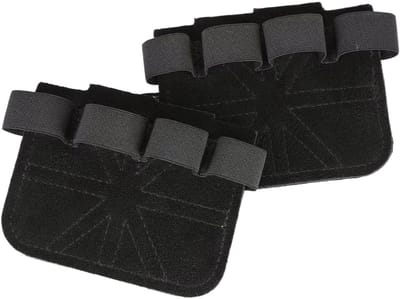Grip Pads voor Pull-Ups en Krachttraining - Ademend, Antislip en Palm Bescherming voor Bodybuilding, Fitness en Gewichtheffen, Set van 2, Zwart