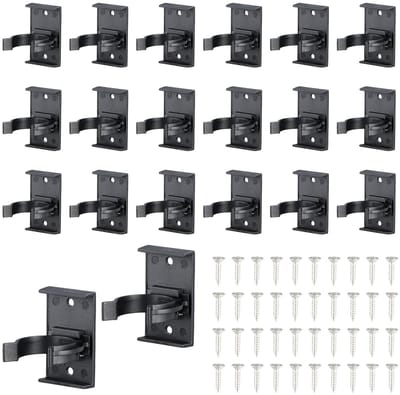 20 Stuks Zelfklevende Clips voor Keuken en Badkamer, Ideaal voor Plinten en Pedestals, Inclusief 40 Schroeven en Stevige Bevestiging