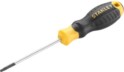 Stanley - Cushiongrip Schroevendraaier Torx TT10 x 75mm - Schroevendraaier - Schroevendraaiers en Boren - 1 Stuk(s)