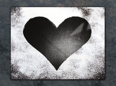TMK ArtDeko - Snijplank - 30x22 cm - Hartvormig - Gehard Glas