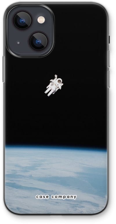 Case Company® - Hoesje geschikt voor iPhone 13 hoesje - Alone in Space - Soft Cover Telefoonhoesje - Bescherming aan alle Kanten en Schermrand