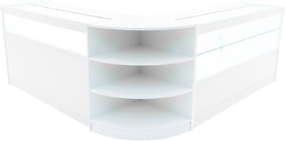 Harmonia led-winkelbalieset - wit - b1500 c1500 lm60 - met gehard glas
