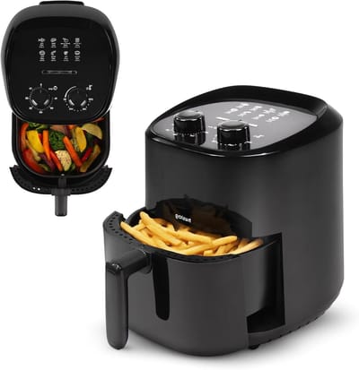 Heteluchtfriteuse - Airfryer - Gezond Frituren - Vetvrij en Snel - 3.5 Liter - Zwart
