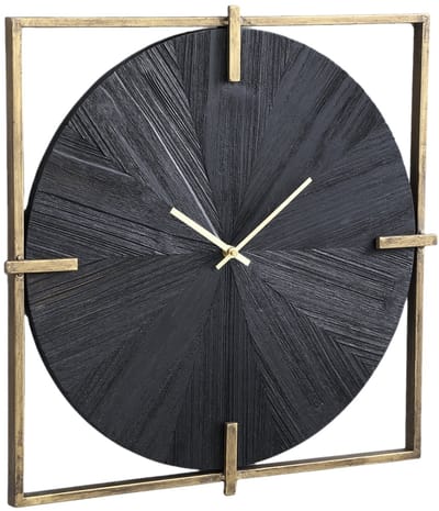 PTMD Oxxo Klok - 53 x 5 x 53 cm - Metaal - Goud