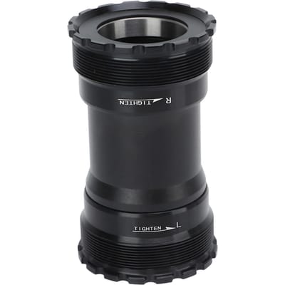 Mountainbike Trapas Aluminiumlegering Gesloten Lager Perspassing Lager Fietsen Trapas black