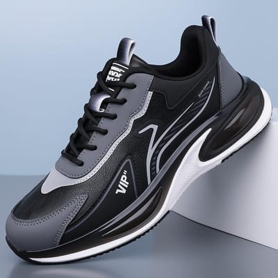 Trendy Atletische Schoenen Voor Heren Mode Hoge Kwaliteit Casual Wandelsneakers Mannelijk Lichtgewicht Op Kantoor Sport Hardloopsneakers Man 47 zwart