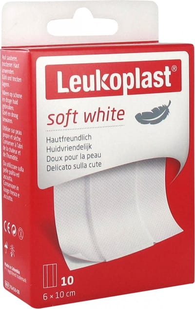 Leukoplast Pleister Zacht Wit 10 stuks