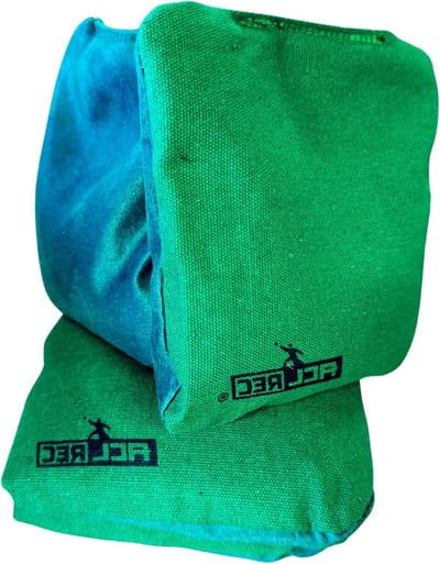 Cornhole Tassen - Bean Bags - Gazonspel Spelen - Dubbelzijdig Ontwerp - 4 Stuks - Groen