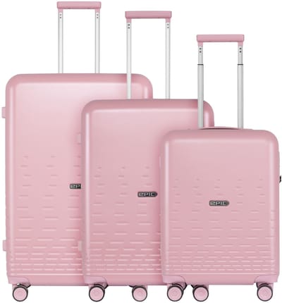 Epic Spin 4-Wiel Kofferset 3st. - Harde bagage - TSA slot - sweetpink