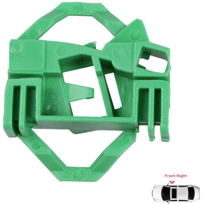 BWR63 Raammechanisme Clips R2 Rechtsvoor voor VW Polo Classic Caddy 2 Zitplaats Cordoba 1 Ibiza 2 Inca Skoda Octavia 1U 6K4837402