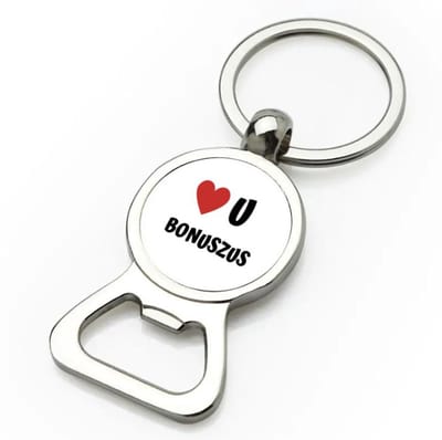 Akyol - love u bonuszus flesopener - Zus - de liefste zus - verjaardag - cadeautje voor zus - zus artikelen - kado - geschenk - 9 bij 3 cm
