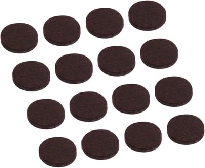 Vilt Glijders - Stoelpootdoppen Vilt - Vloeren Beschermen - Hoge Dichtheid Vilt - 30 mm - Bruin