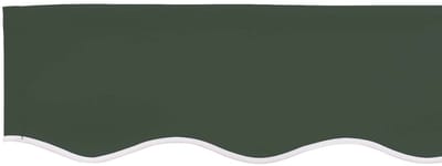 vidaXL - Vervangingsdoek - zonnescherm - voor - 4x2 - m - Donkergroen - Polyester