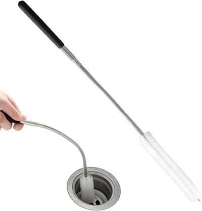 Afvoer Reiniger - Leiding Borstel - Keuken Gootsteen - Uitschuifbaar Ontwerp - 56cm Lengte