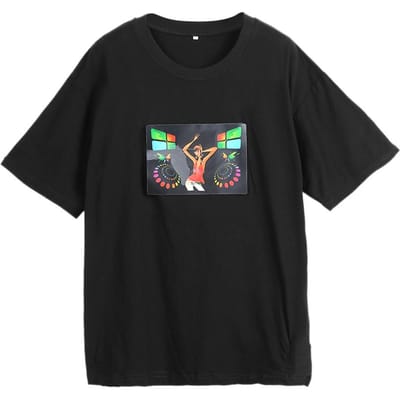 T-shirt met akoestische controle XXL black