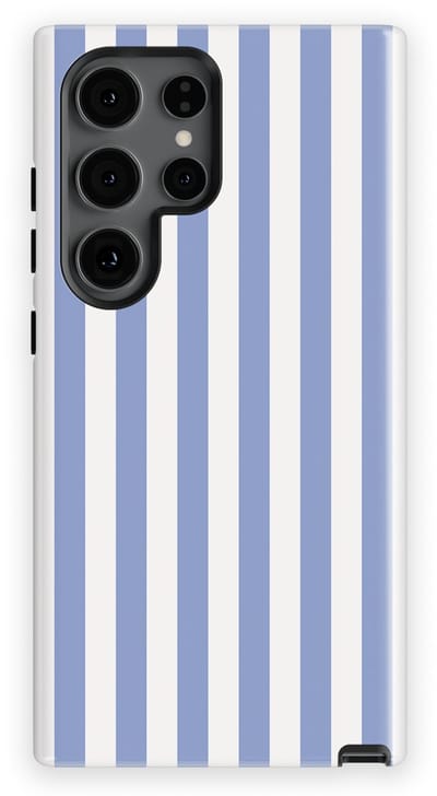 DripCase Gestreept Hoesje Samsung Galaxy S24 Ultra | Backcover met Mag | Stripes Motief | Trendy Case Samsung Galaxy S24 Ultra met Strepen Ocean Lane