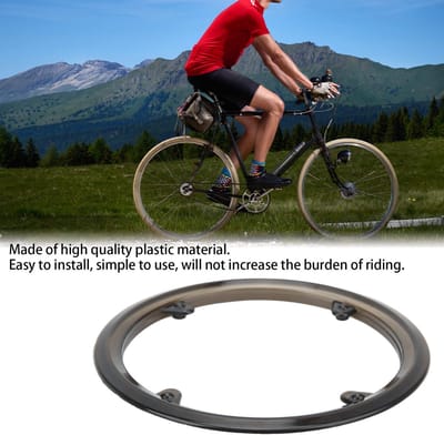 Dailygoods- Kettingbeschermer Kunststof - Tandwielbeschermer - Fietskettingwielbeschermer - Upgrade-accessoire - Geschikt voor mountainbikes/racefietsen - Eenvoudig in gebruik