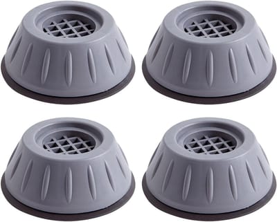 4-delige wasmachine voet pads voor geluidsreductie, antislip en antivibratie rubberen bescherming