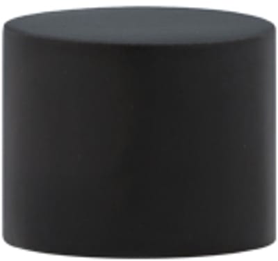 Einddop roede – Ø19mm – 2 stuks – zwart