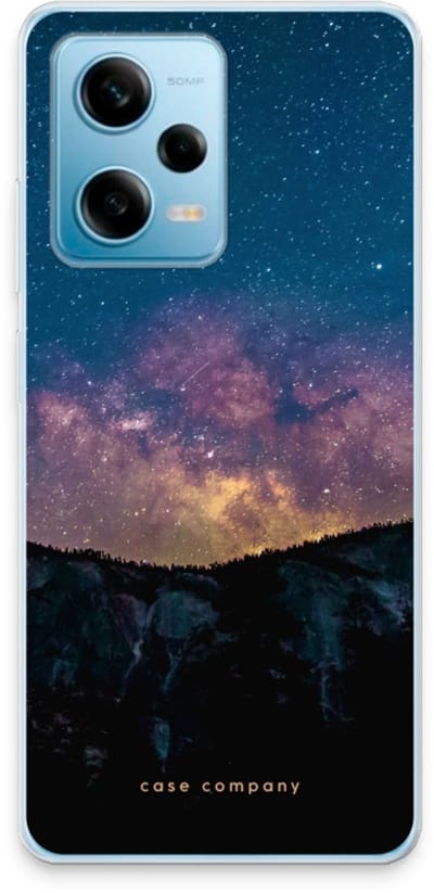 Case Company® - Hoesje geschikt voor Xiaomi Redmi Note 12 Pro 5G hoesje - Travel to space - Soft Cover Telefoonhoesje - Bescherming aan alle Kanten en Schermrand