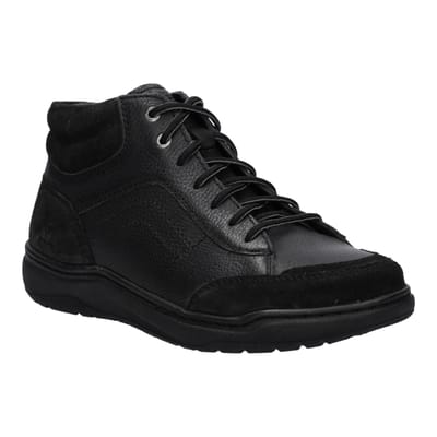 Josef Seibel - BAXTER 02 - Vrije tijd half-hoogHeren veterschoenHeren sneakers - Kleur: Zwart - Maat: 41
