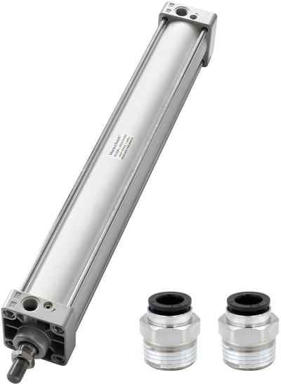 Dailygoody - Pneumatische Luchtcilinder - Dubbelwerkend - Hoogwaardige prestaties - 63 mm Bore - 450 mm Slag - Geschikt voor industriële toepassingen