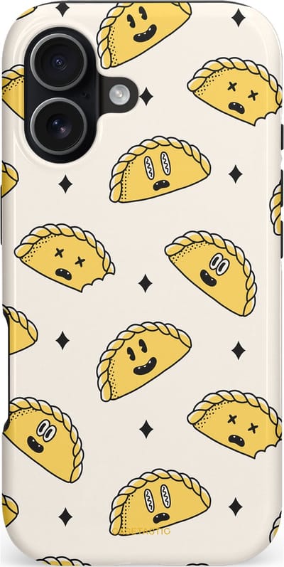Casetastic hoesje geschikt voor Apple iPhone 17 - MagSafe - Dubbellaagse bescherming - Pastei gerei - Fashion Case - Wit Goud Beige Lichtgrijs