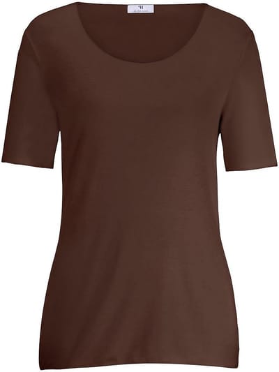 Shirt Van Peter Hahn bruin