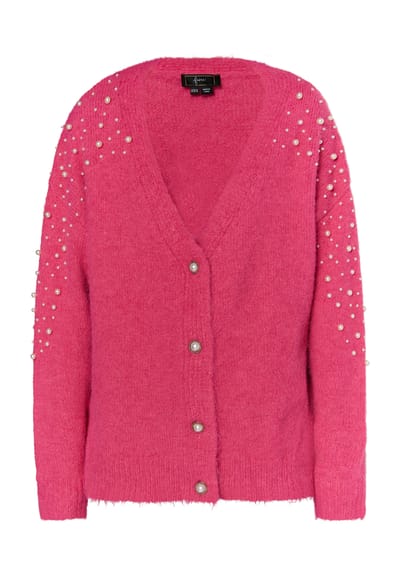Faina Vest met parels Dames roze
