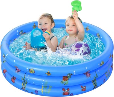 DailySupplies® Kinderzwembad met Glijbaan - Glijbaan - Speelzwembad