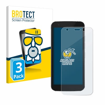BROTECT - Screenprotector voor Caterpillar Cat S52 - Folie Beschermfolie Beschermglas matte 3 Stuks