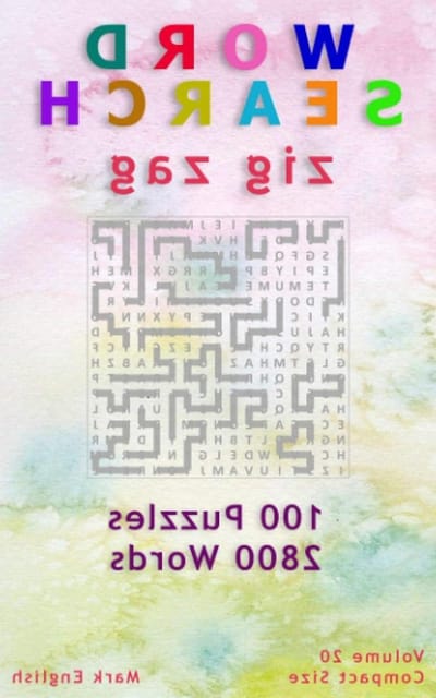 Woordzoekers Puzzelboek - Puzzelboek Woorden - Hersenen Trainen - Zig Zag Puzzels - 5x8 Inch - Niet Van Toepassing