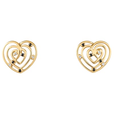 Orphelia 'Euphoria' Dames 925 Sterling Zilveren Stud Oorbellen - Goud ZO-7522/G