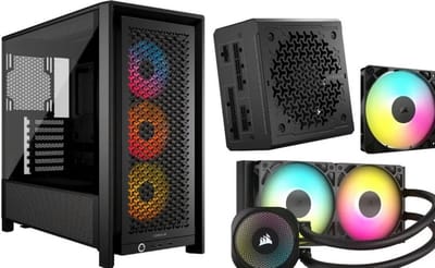Corsair Complete Combo 1 - Corsair Frame 4000D RS ARGB + RM850e 2025 + Nautilus 240 RS ARGB black RS120 ARGB - bundel